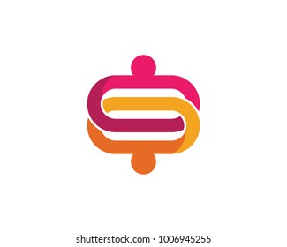 Adoption and Community care Logo template vector icon