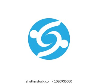 Adoption and Community care Logo template vector icon