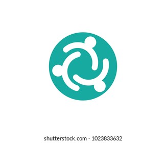 Adoption and Community care Logo template vector icon