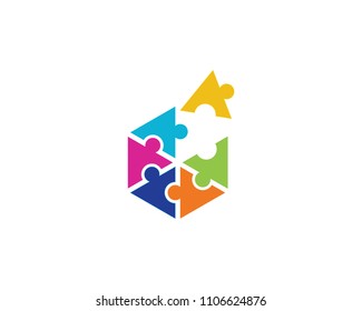 Adoption and Community care Logo template vector icon