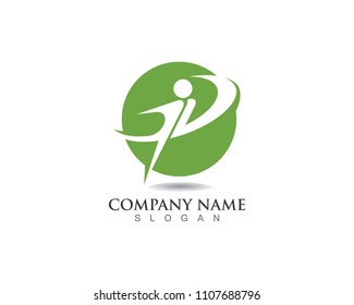 Adoption and community care Logo template vector icon