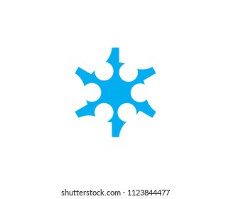 Adoption and community care Logo template vector icon