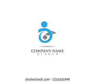 Adoption and community  care logo template vector icon