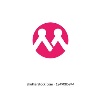 Adoption and community care Logo template vector icon