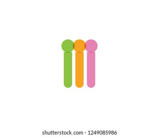 Adoption and community care Logo template vector icon
