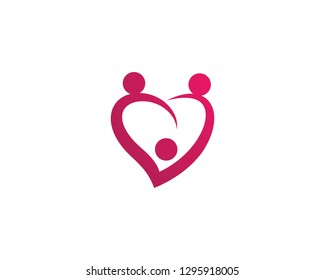 Adoption and community care Logo template