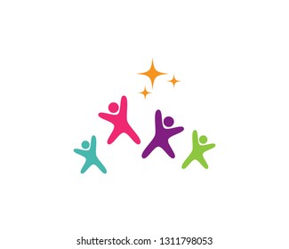 Adoption and community care Logo template