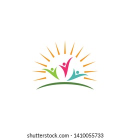 Adoption and community care Logo template