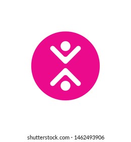 Adoption and community care Logo template vector