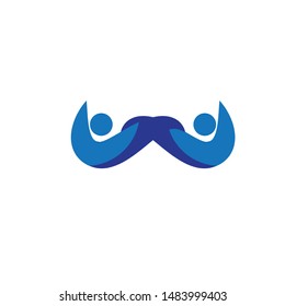 Adoption and community care Logo template vector icon