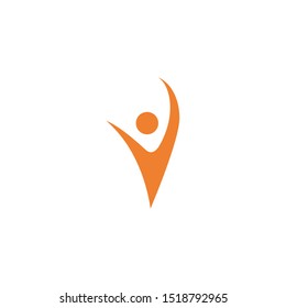 Adoption and community care Logo template vector