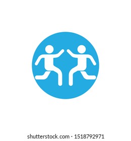Adoption and community care Logo template vector