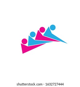 Adoption and Community Care Logo Template vector
