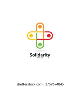 Logo-Vorlage für Adoption und Pflege für die Allgemeinheit Vektorsymbol