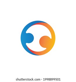 Adoption and community care Logo template vector