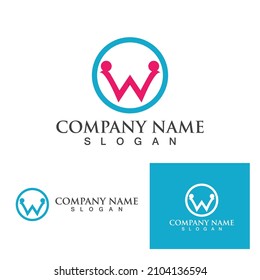 Logo-Vorlage für Adoptionswerbung und Pflege