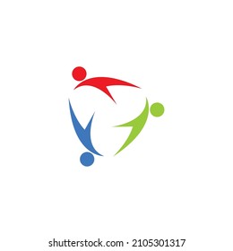 Adoption und Community Care Logo-Vorlage, Vektorgrafik