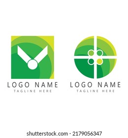 Adoption and community care Logo template vector icon