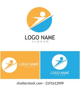 Logo-Vorlage für Adoption und Pflege für die Allgemeinheit Vektorsymbol
