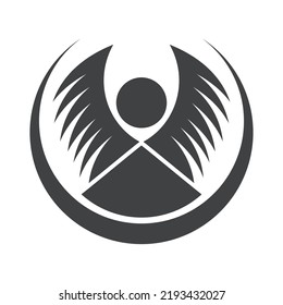 Adoption and community care Logo template vector icon