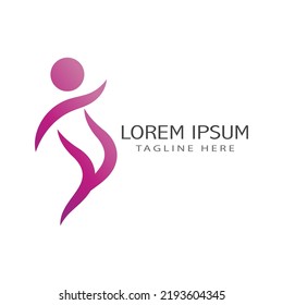 Adoption and community care Logo template vector icon