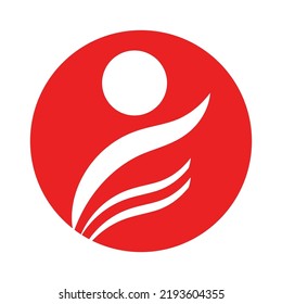 Logo-Vorlage für Adoption und Pflege für die Allgemeinheit Vektorsymbol