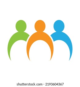 Adoption and community care Logo template vector icon