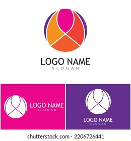Vector de la plantilla de logotipos para adopción y cuidado de la comunidad 