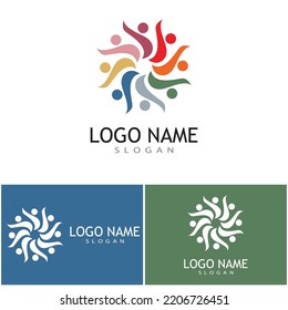 Logo-Vorlage für Adoptionswerbung und Pflege 
