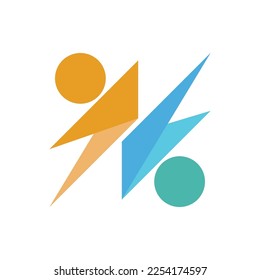 Adoption and community care Logo template vector