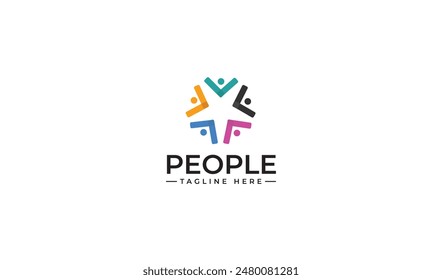 Adoption and community care Logo template vector | Icon Logo |