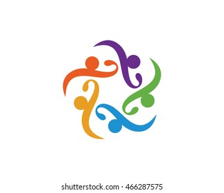 Adoption and Community Care Logo Template vector