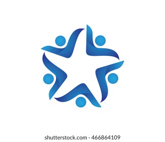 Adoption and Community Care Logo Template vector
