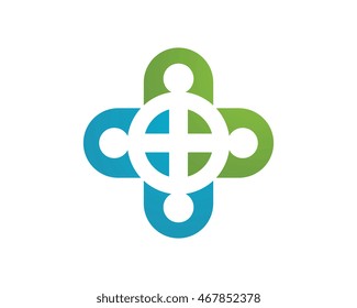 Adoption and Community Care Logo Template vector