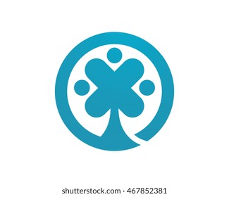 Adoption and Community Care Logo Template vector