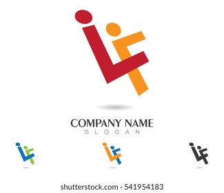 Adoption and community care Logo template vector icon	