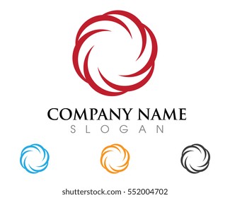 Adoption and community care Logo template vector icon