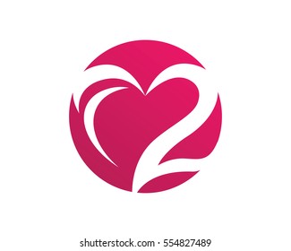 Adoption and community care Logo template vector icon	