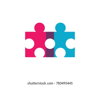 Adoption and community care Logo template vector icon