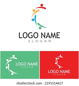 Logo-Vektorgrafik für Adoptionswerbung und Pflege