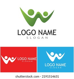 Adoption and community care Logo  vector
