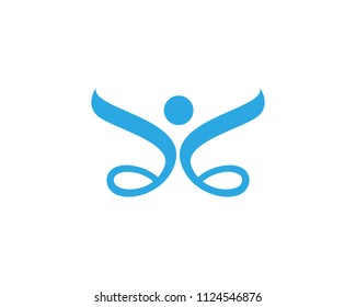 Adoption and community Logo template vector icon