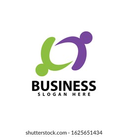 Adoption and community logo template vector icon