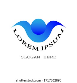 adoption and community logo template vector icon