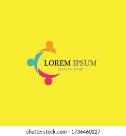 adoption and community logo vector