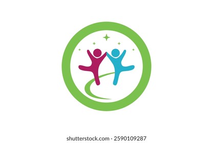 adoption and community people logo and symbols template icons app Community, network and social icon design template