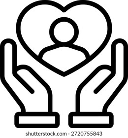 Vektorgrafik mit Adoptionssymbolen