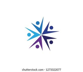 Adoption  Logo community logo template vector icon
