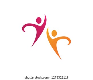 Adoption  Logo community logo template vector icon
