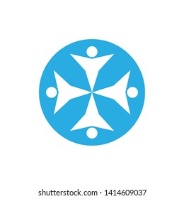 Adoption Logo community logo template vector icon